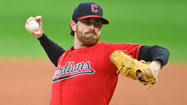 Cleveland Guardians pitcher Shane Bieber